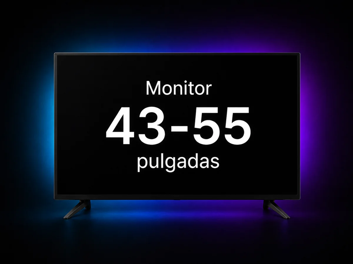 Televisor profesional de 43 a 55 pulgadas para ferias y presentaciones